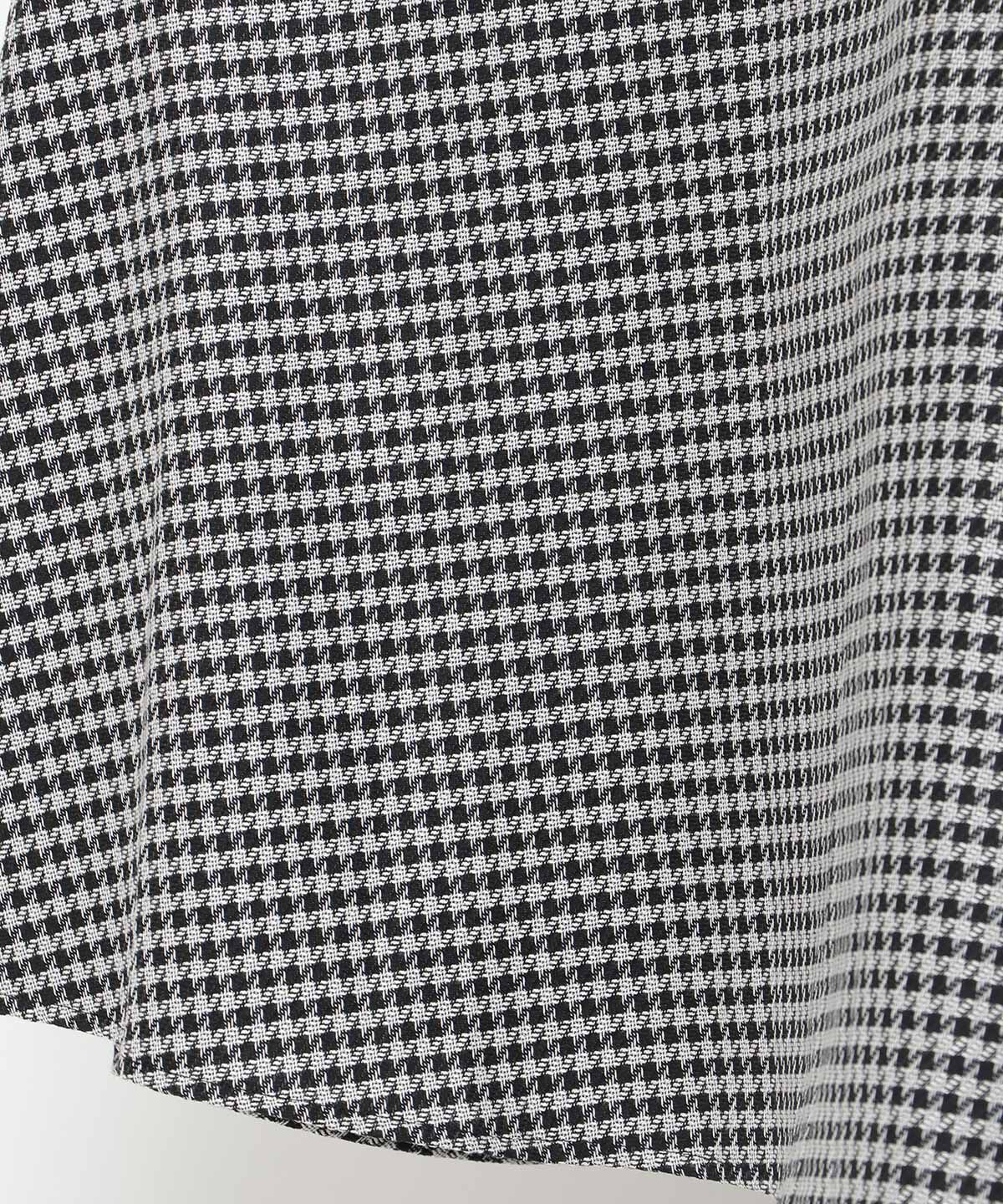 アンドクチュール「千鳥ジャガードフレアスカート」|フレア|