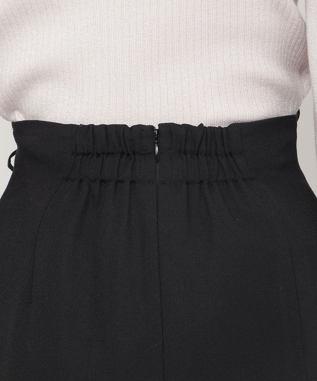 アンドクチュール「フロントレースアップアシメフレアスカート」|フレア|