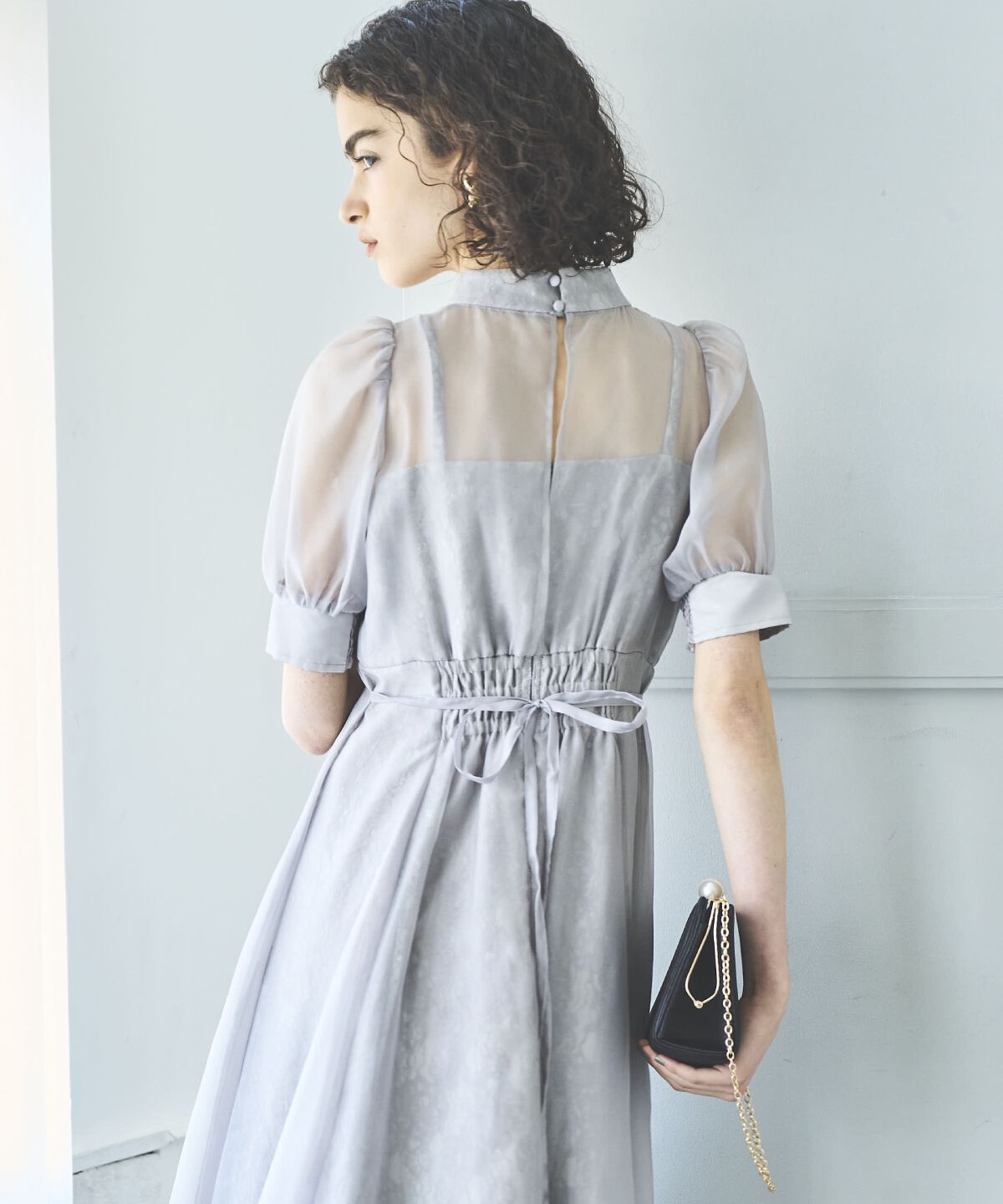 アンドクチュール「オーガンジー&times;レースドレス」|ドレス|