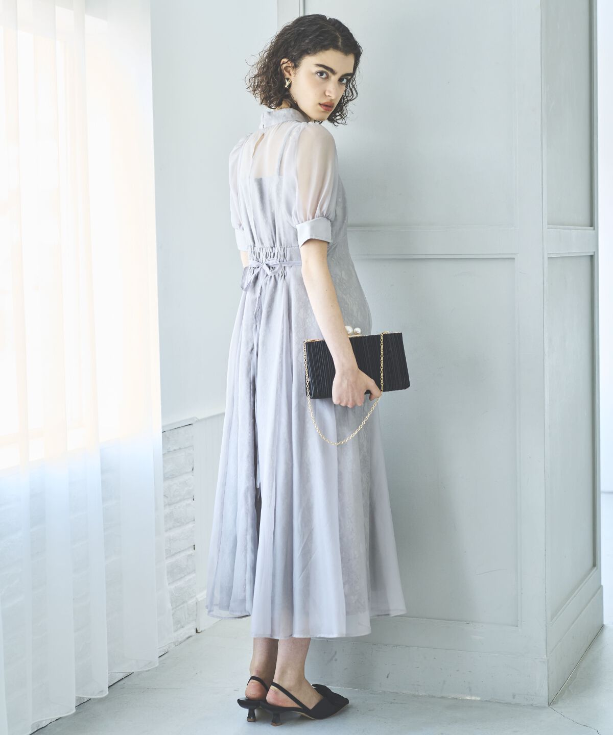 アンドクチュール「オーガンジー&times;レースドレス」|ドレス|