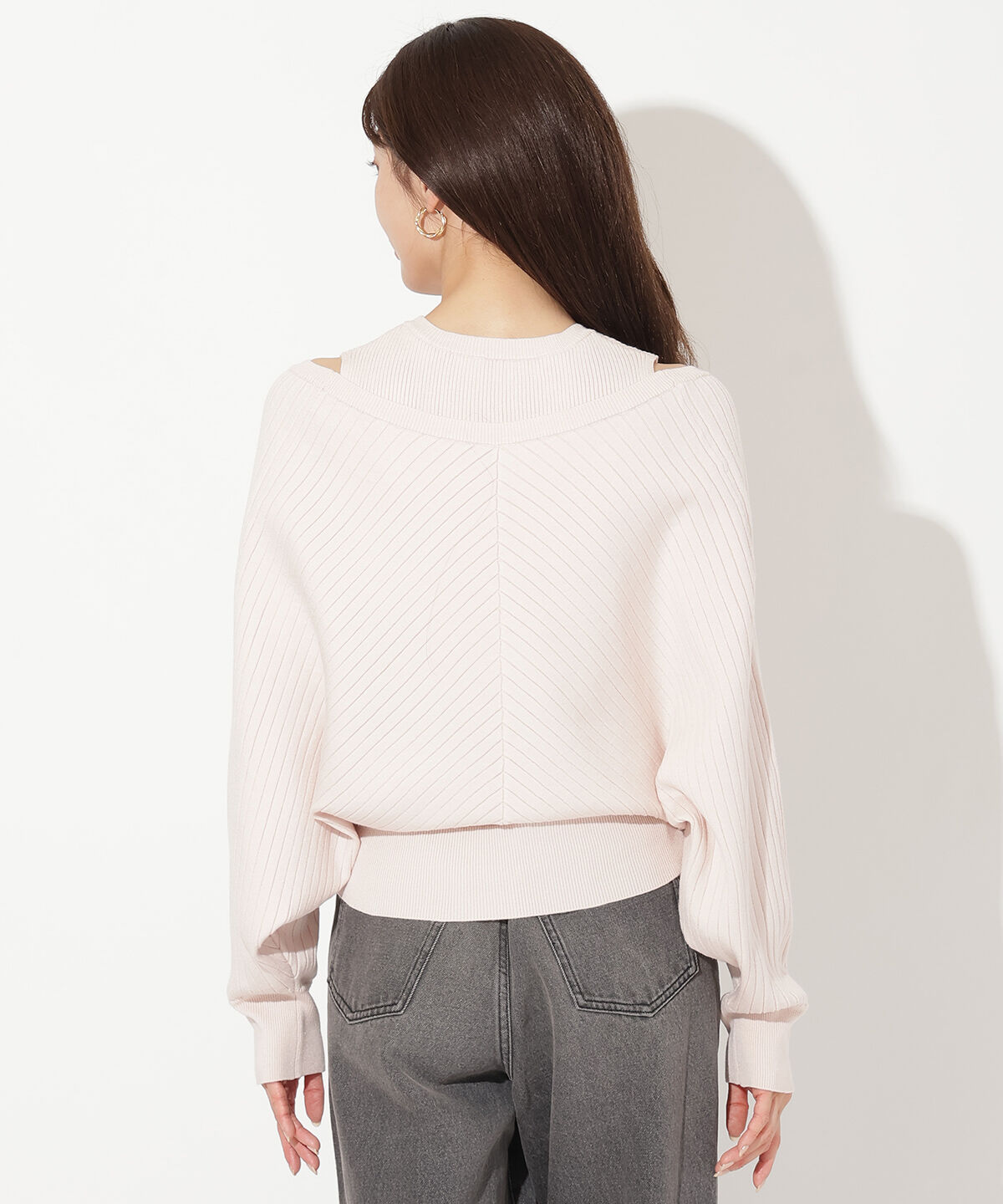 アンドクチュール「ManyWayレイヤードニットプルオーバー」|ニット・セーター|