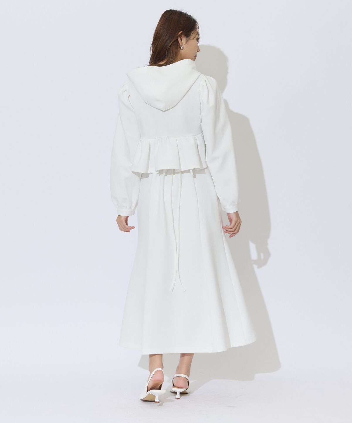 アンドクチュール「ペプラムパーカーセットアップ」|ワンピース|