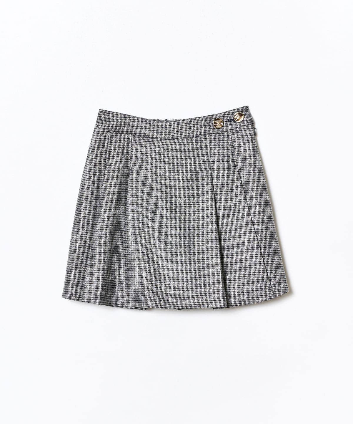 REDYAZEL「ラメツィードプリーツショートパンツ」|キュロット|