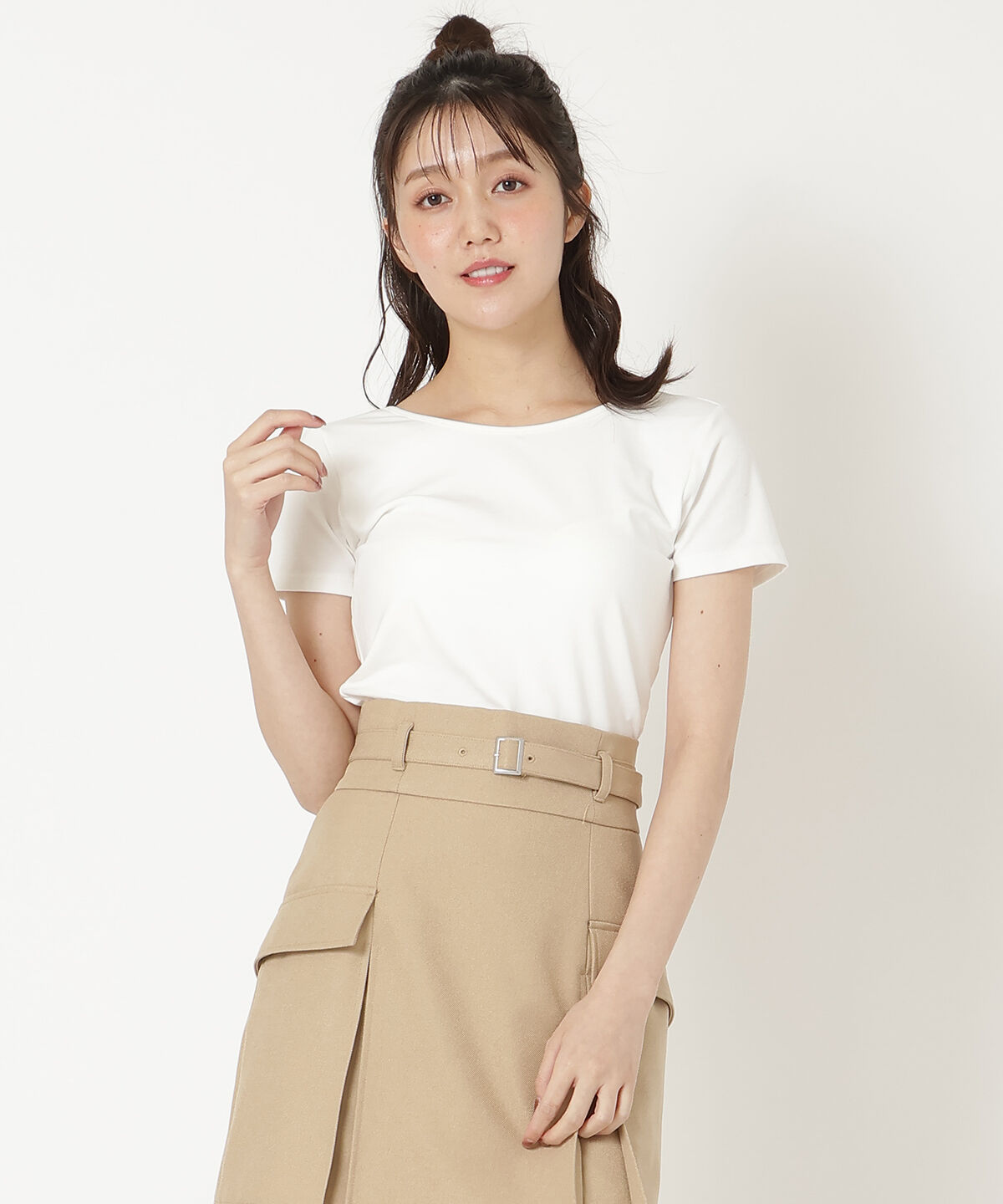 REDYAZEL「カップ付きTシャツ」|Tシャツ・カットソー|