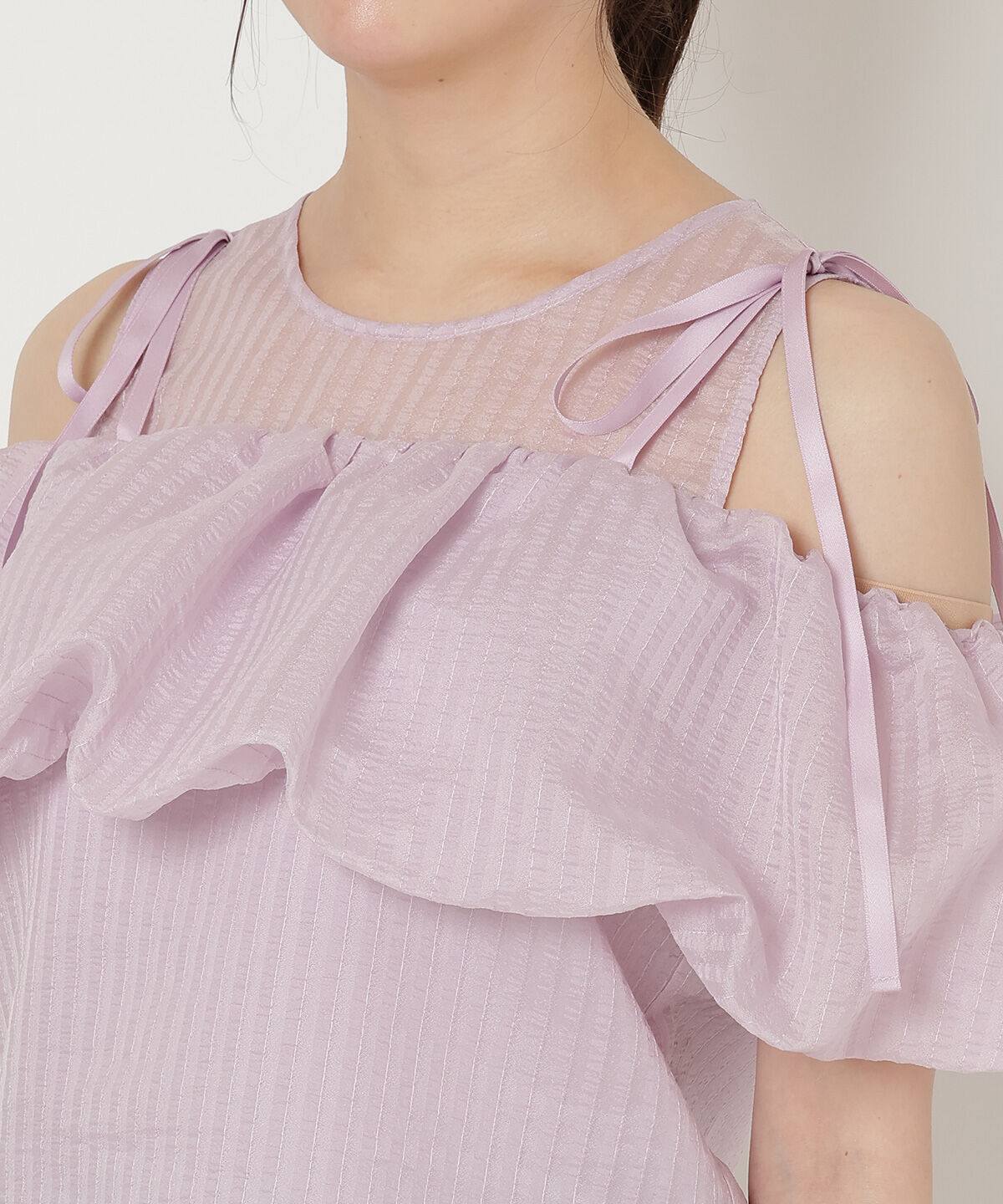 REDYAZEL「ストライプシアートップス」|Tシャツ・カットソー|