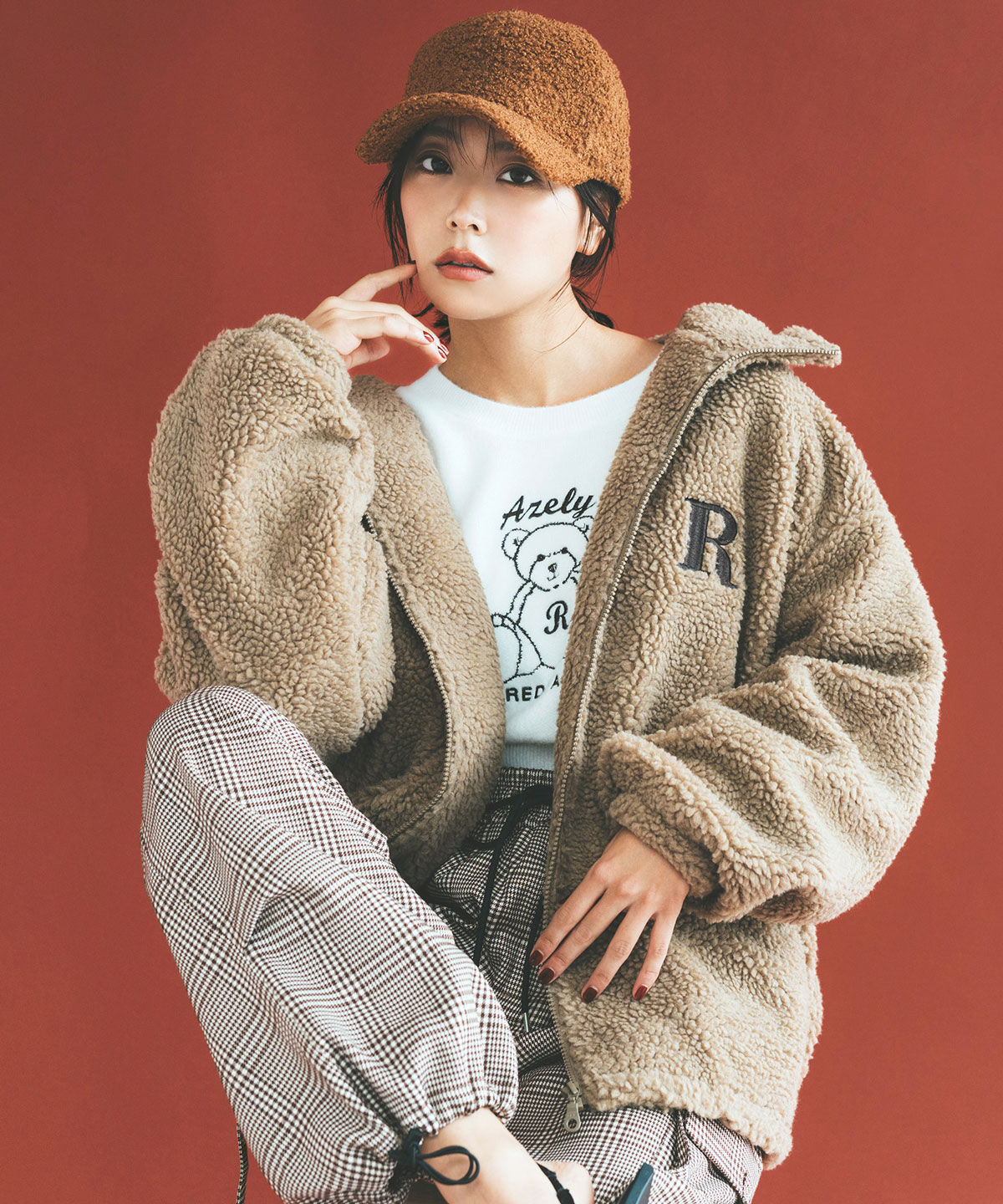 REDYAZEL「Azelyフラッフィニットプルオーバー」|ニット・セーター|