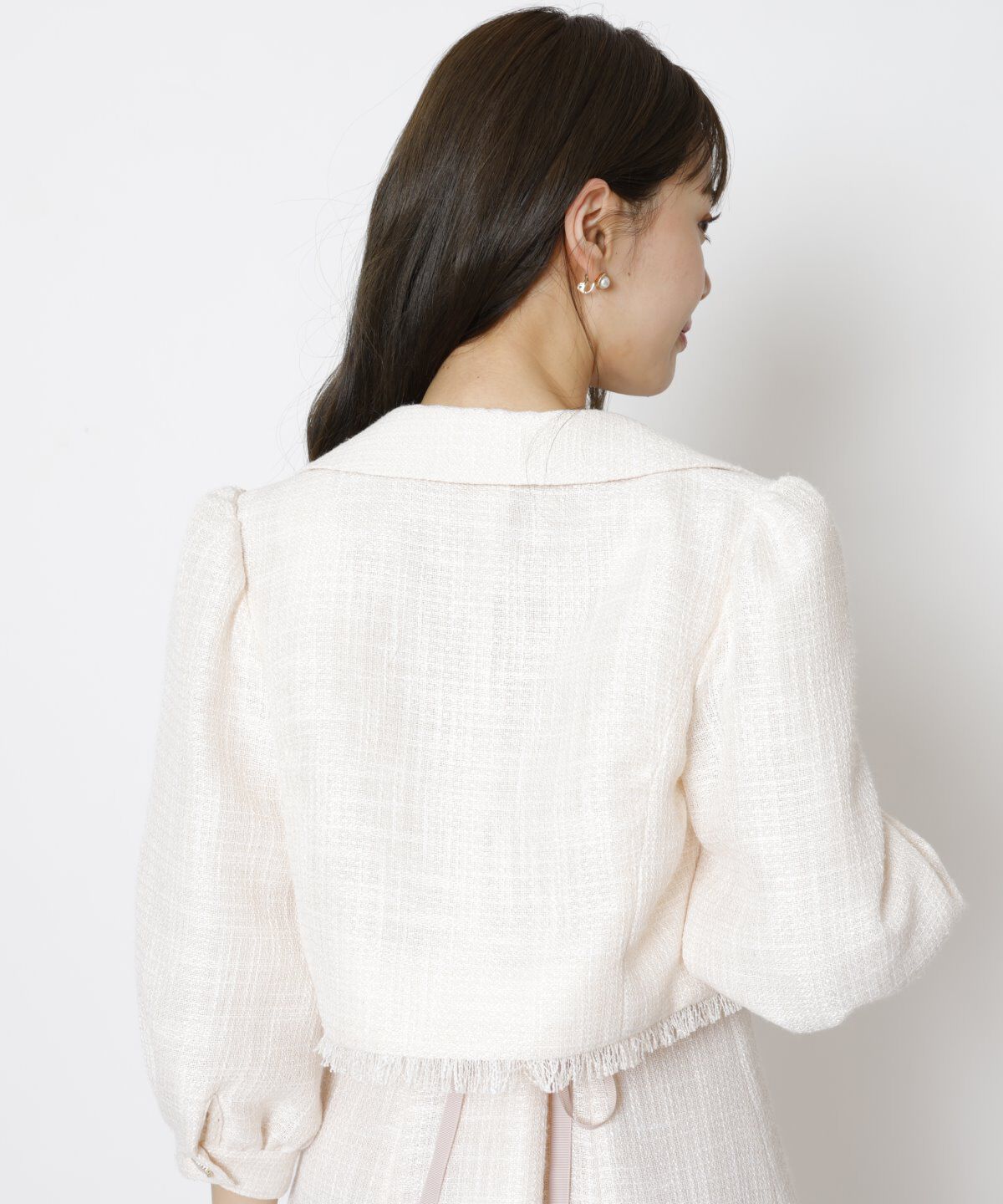 WILLSELECTION「ツィードジャケットワンピースセット」|ワンピース|