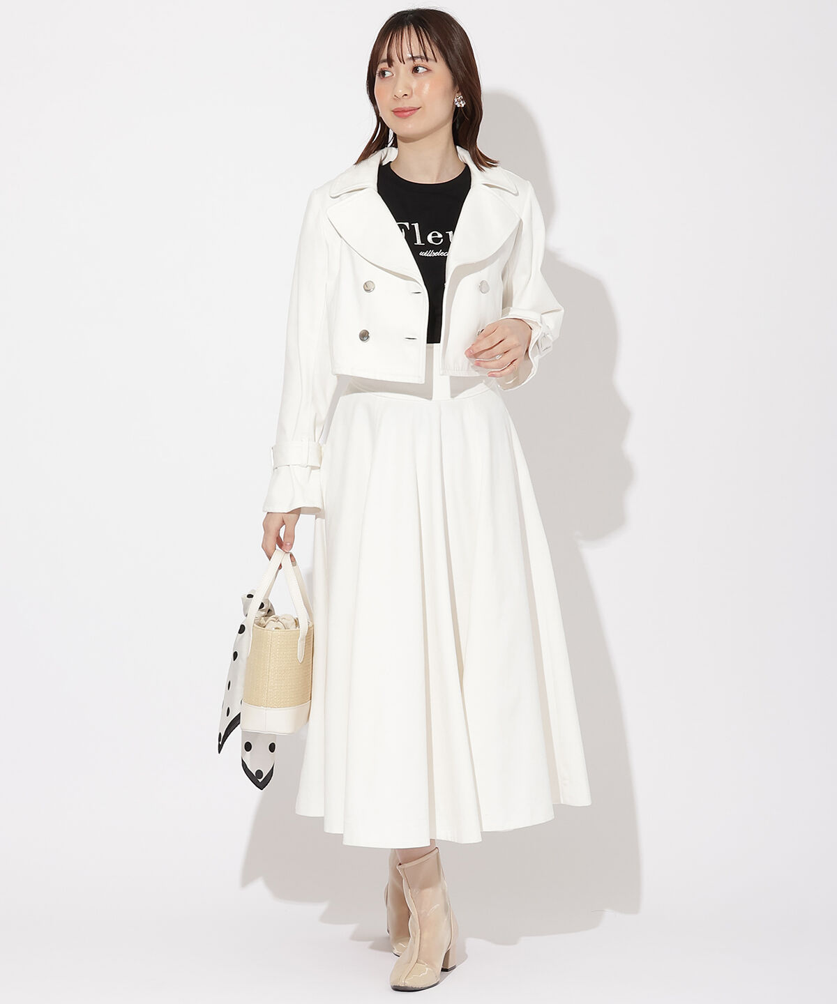 WILLSELECTION「デニムWボタンジャケット」|デニムジャケット|