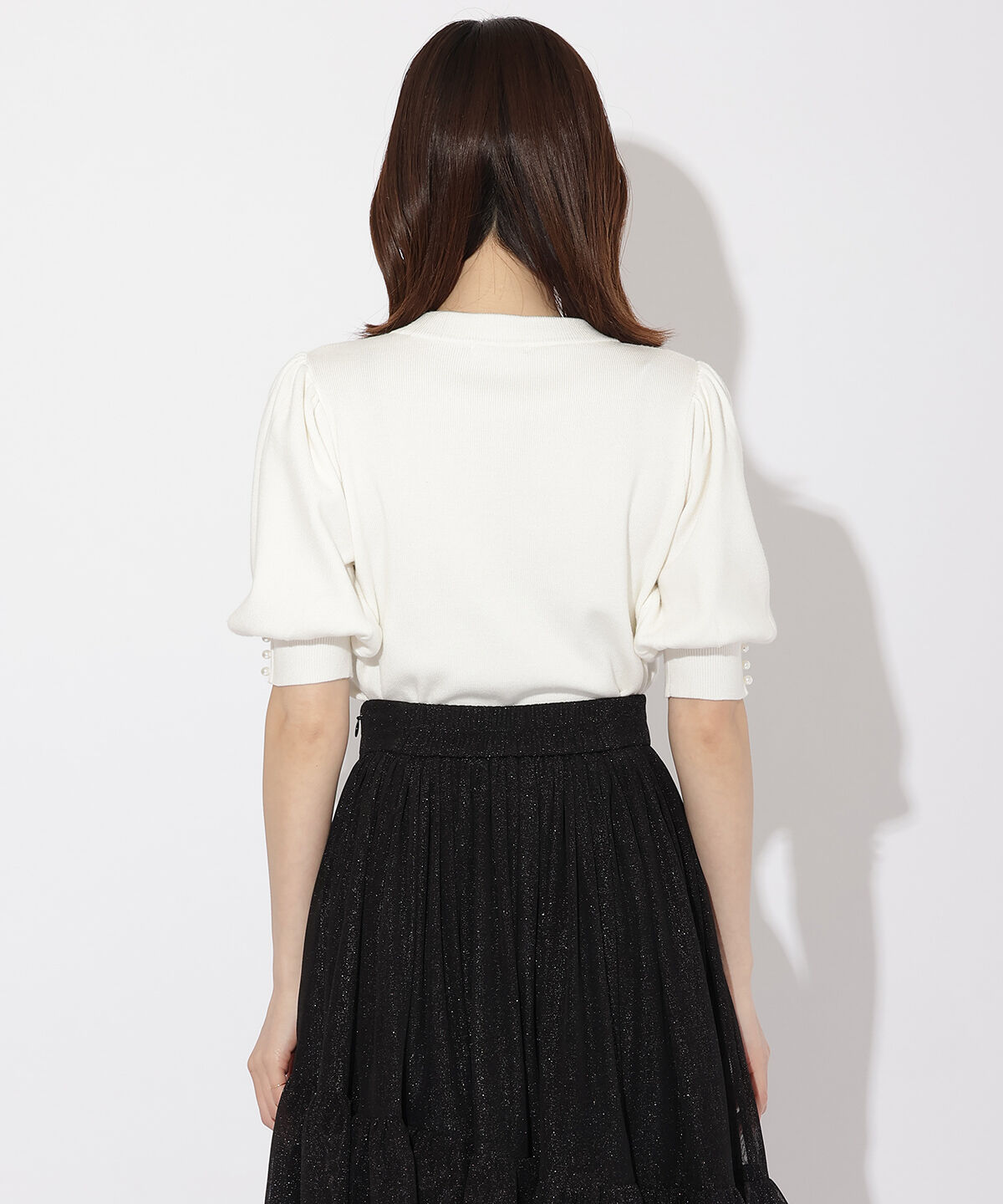 WILLSELECTION「リボンモチーフニットプルオーバー」|ニット・セーター|