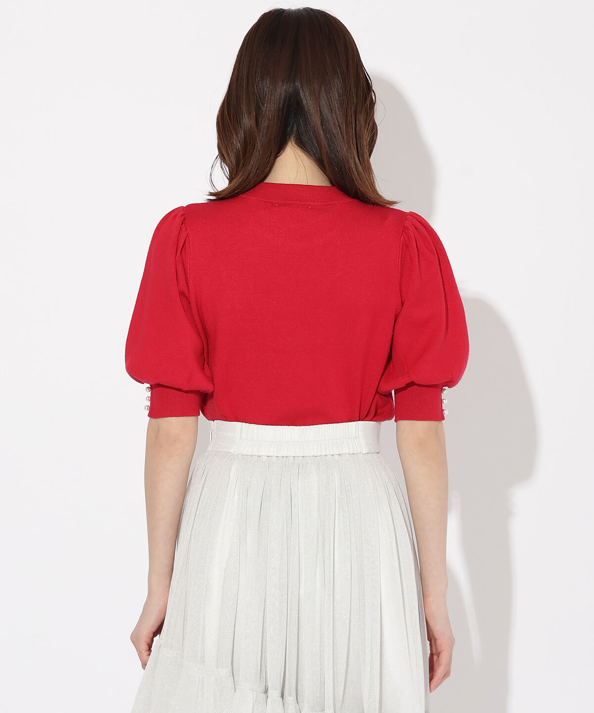 WILLSELECTION「リボンモチーフニットプルオーバー」|ニット・セーター|