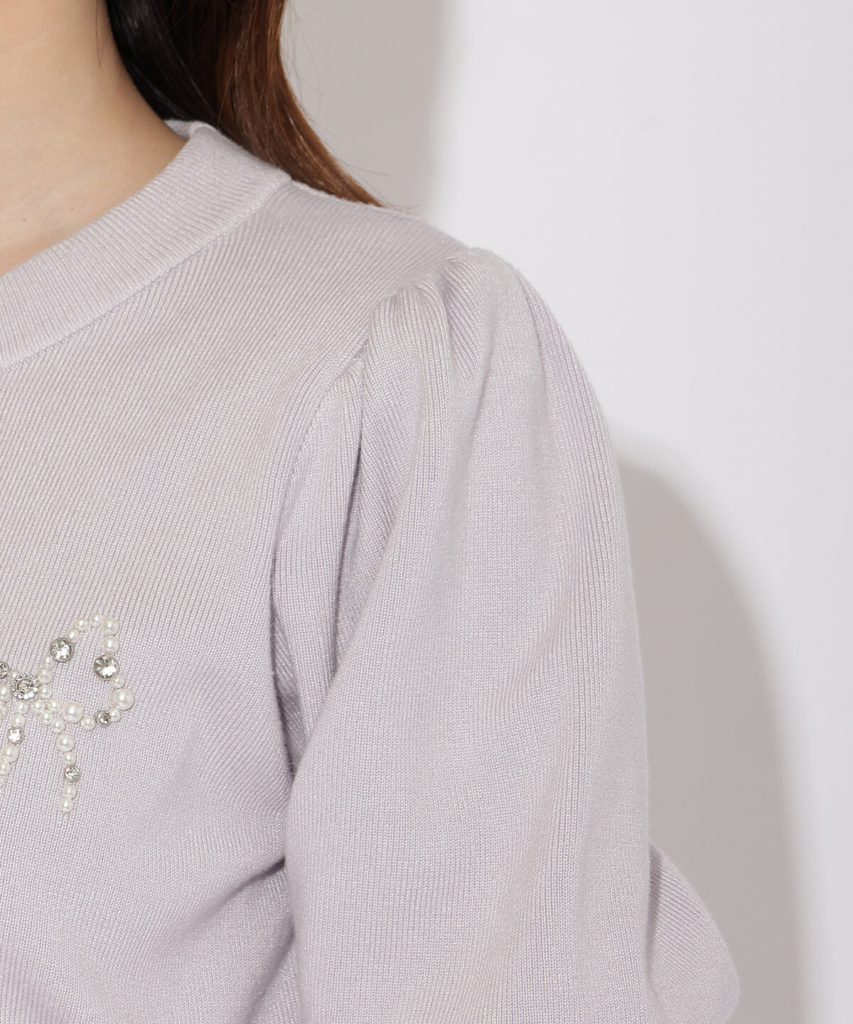 WILLSELECTION「リボンモチーフニットプルオーバー」|ニット・セーター|