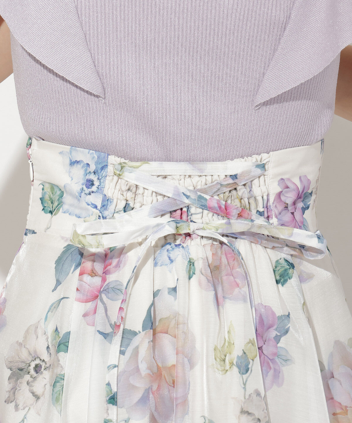 WILLSELECTION「マルチフラワーフレアスカート」|フレア|