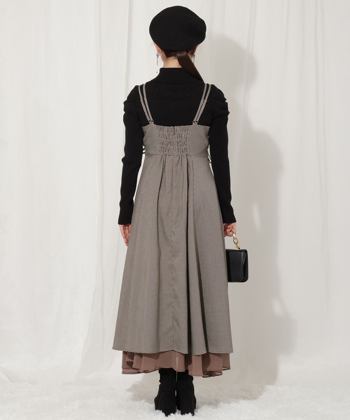 WILLSELECTION「ティアードギャザーキャミワンピース」|ワンピース|