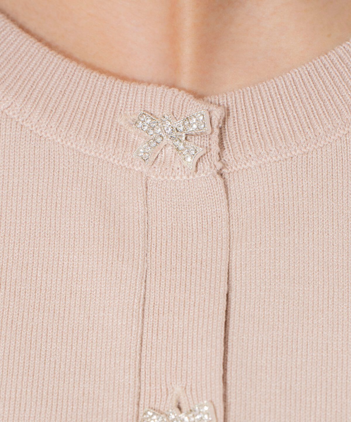 WILLSELECTION「ビジューリボンカーディガン」|カーディガン|