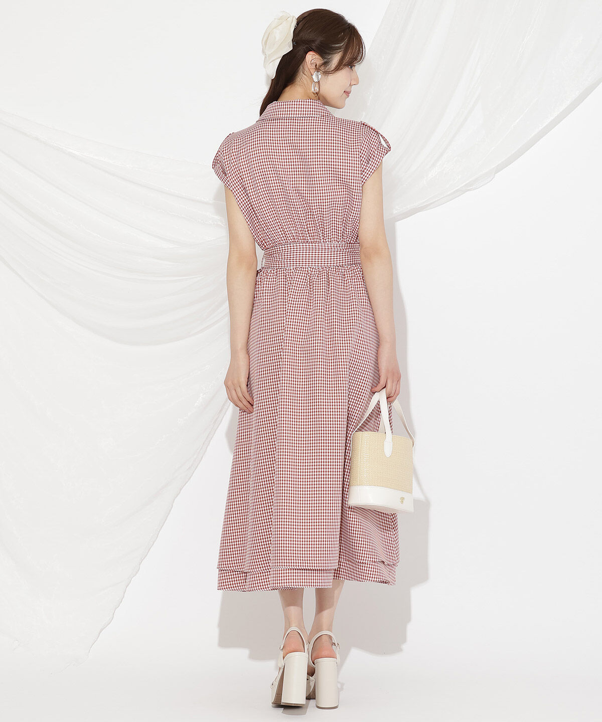 WILLSELECTION「ラッフルシャツワンピース」|ワンピース|