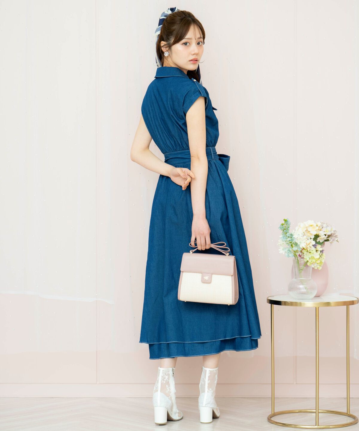 WILLSELECTION「ラッフルシャツワンピース」|ワンピース|