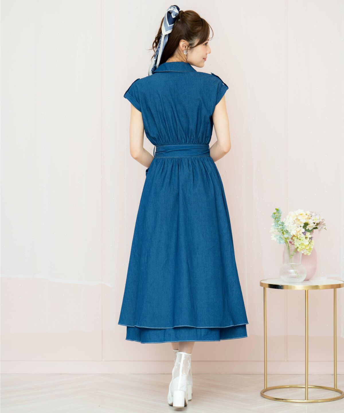 WILLSELECTION「ラッフルシャツワンピース」|ワンピース|