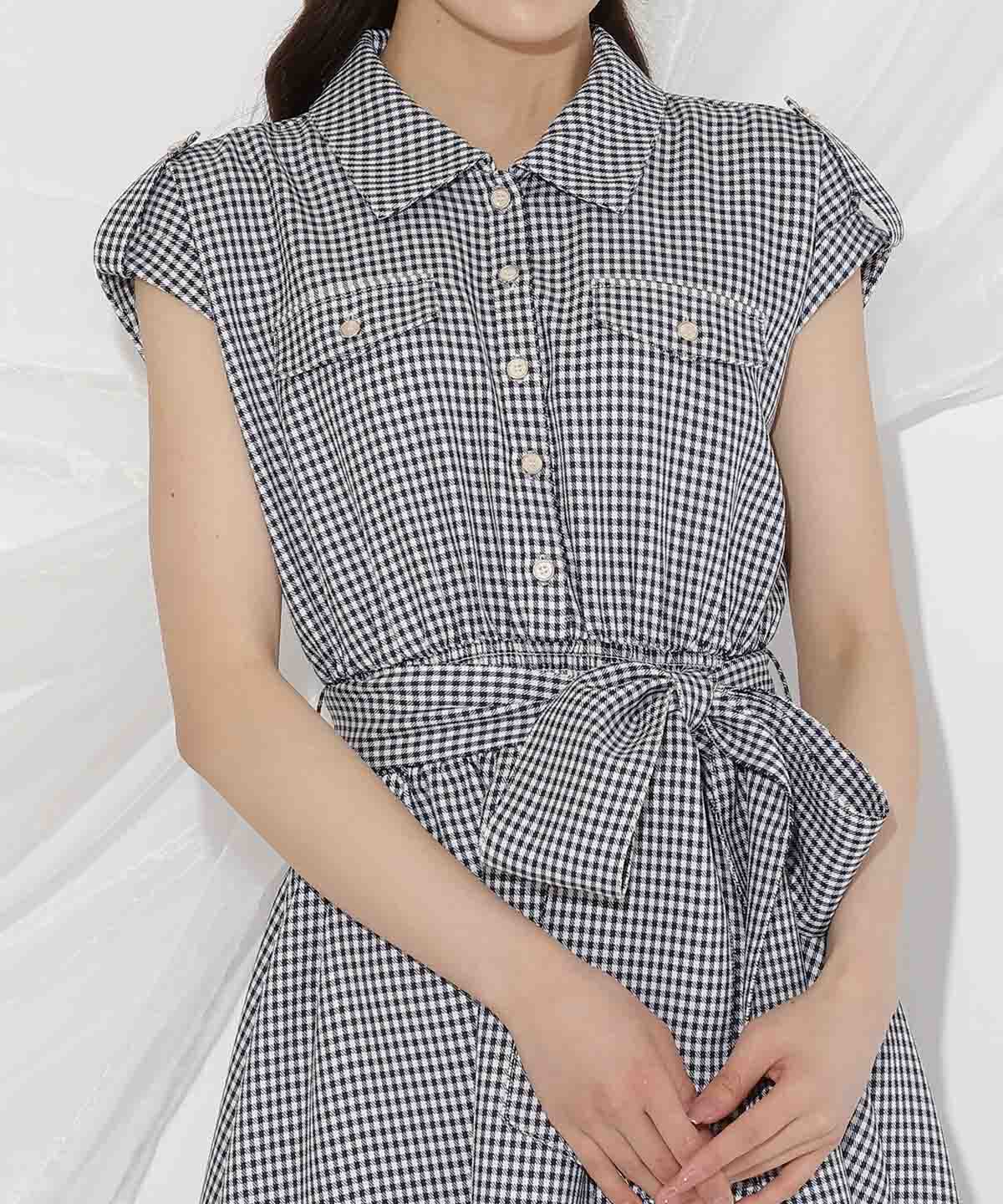 WILLSELECTION「ラッフルシャツワンピース」|ワンピース|