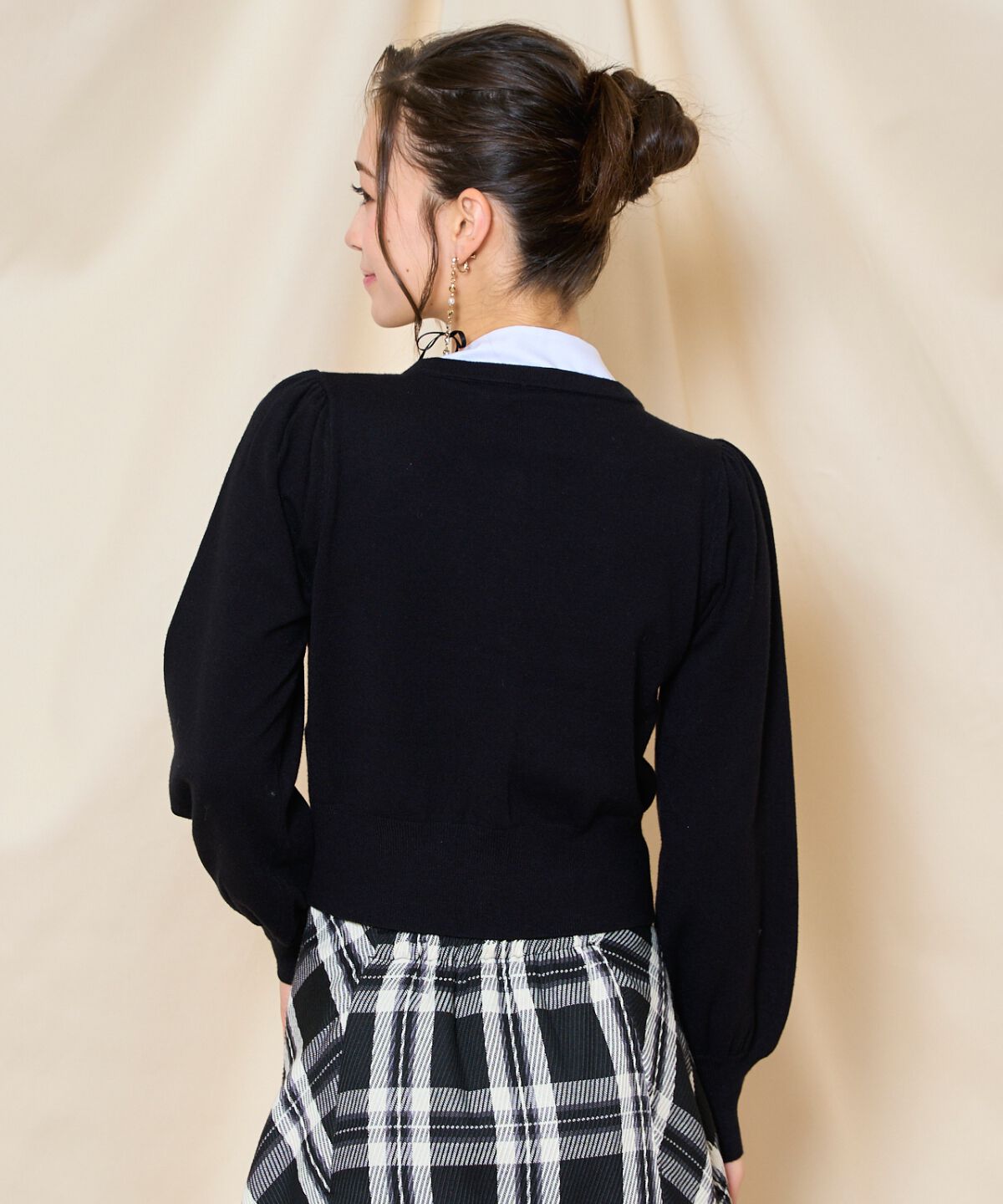 WILLSELECTION「リボンドッキングプルオーバー」|ニット・セーター|