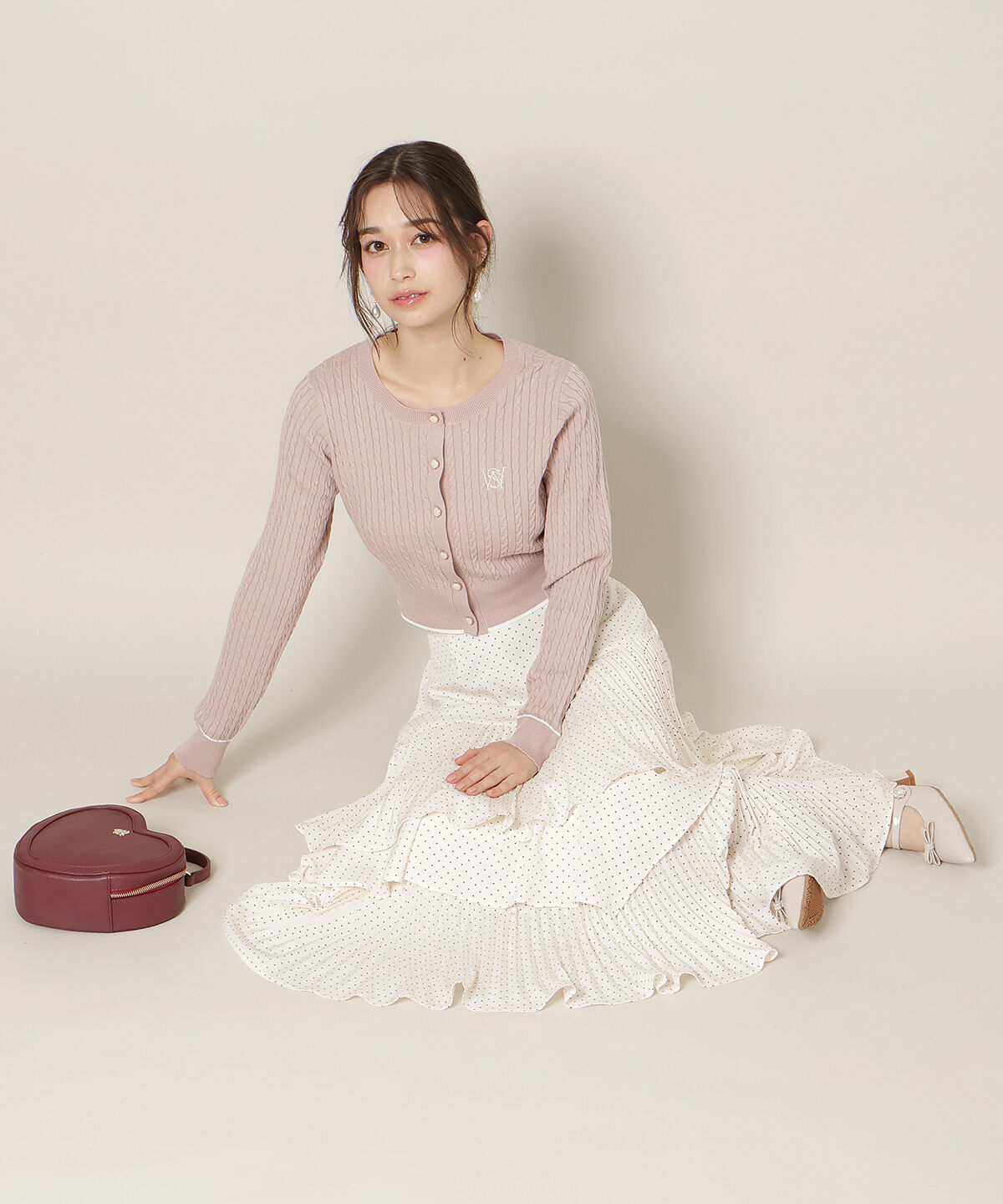 WILLSELECTION「ミニケーブルコンパクトカーディガン」|カーディガン|