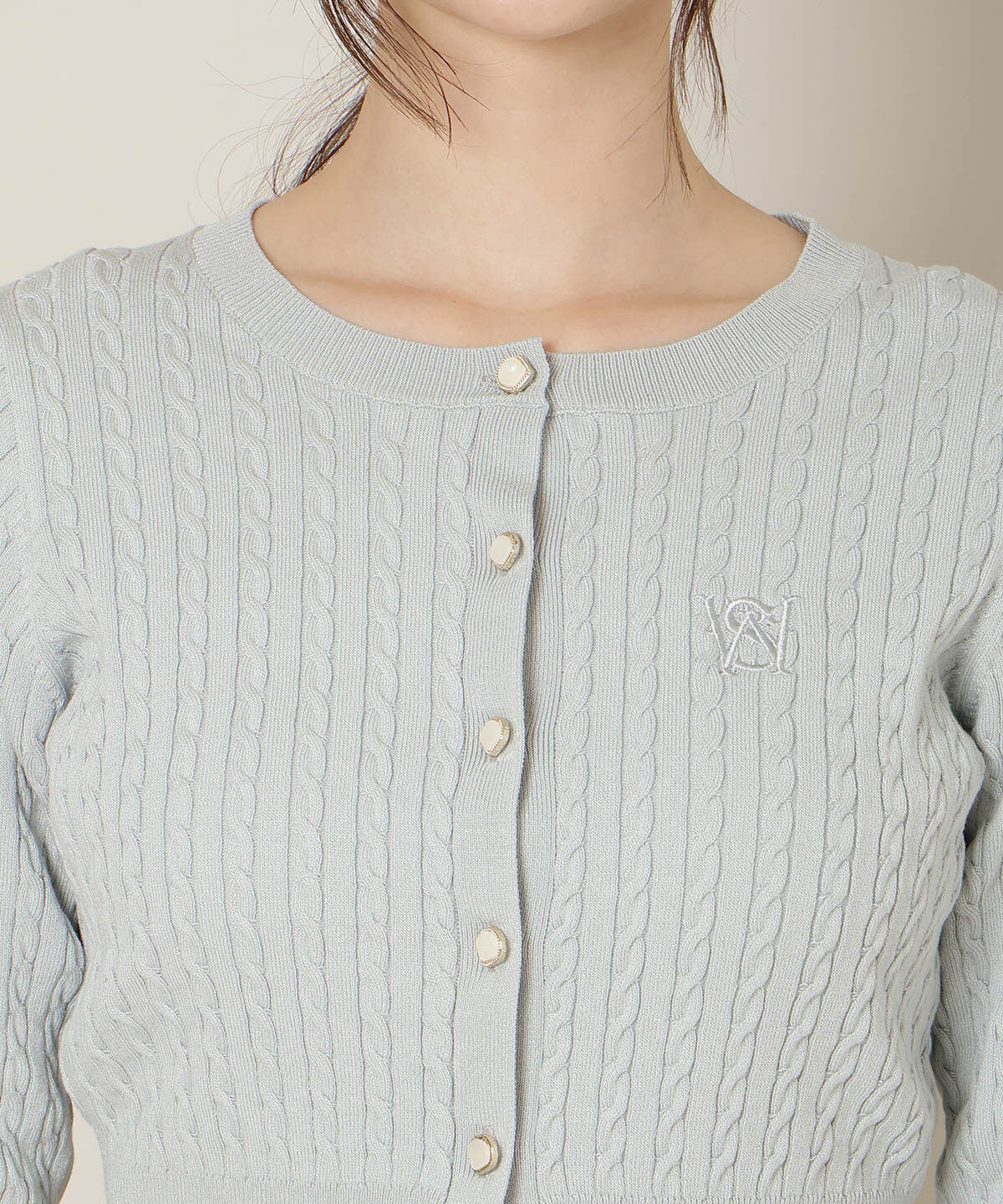 WILLSELECTION「ミニケーブルコンパクトカーディガン」|カーディガン|