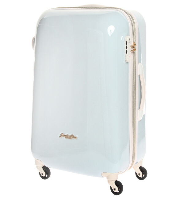 Jewelna Rose「キャンディポケット　スーツケース　56リットル　3ｰ5泊におすすめ　エキスパンド仕様　39872」|キャリーケース|ミントグリーン