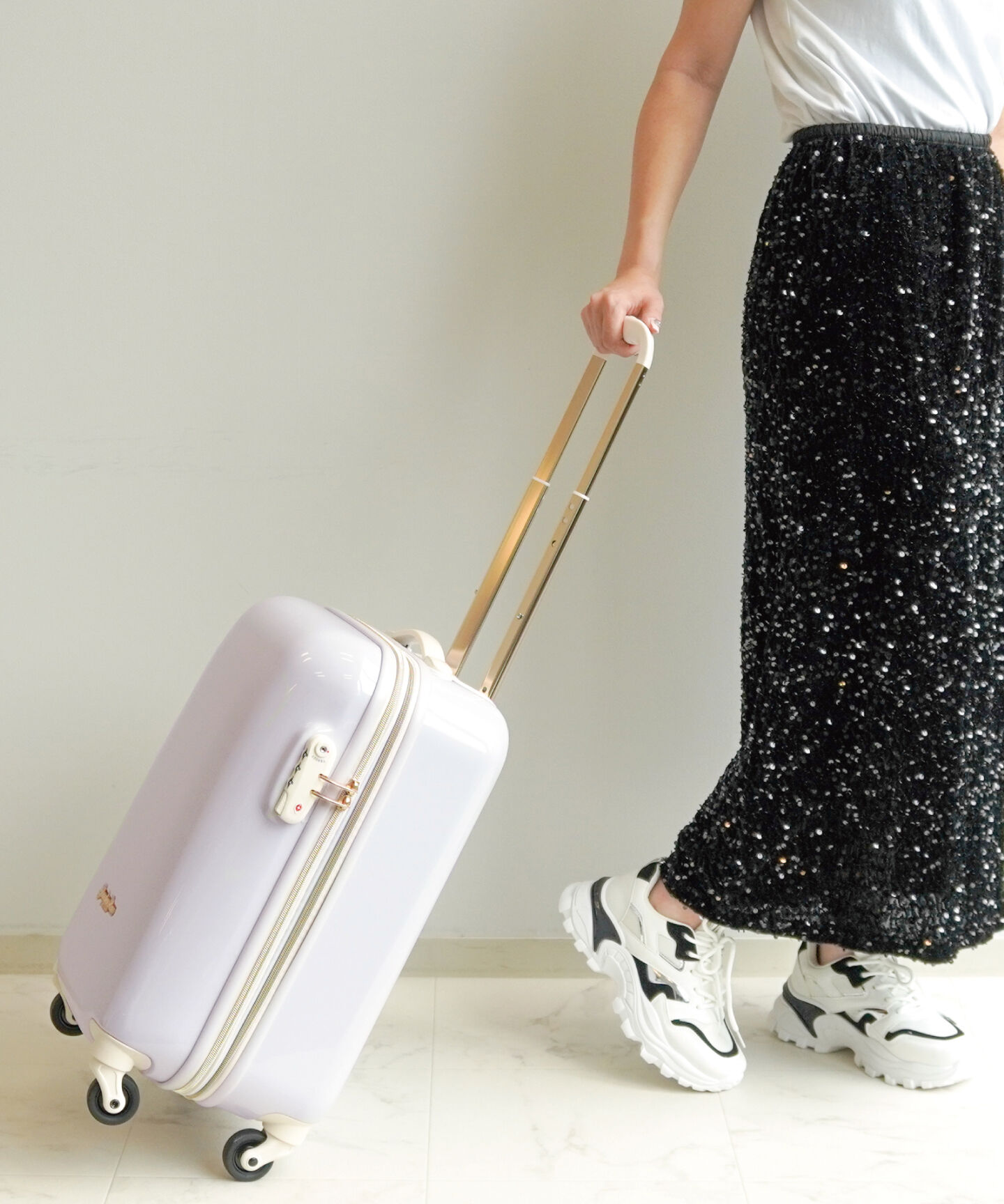 Jewelna Rose「キャンディポケット　スーツケース　56リットル　3ｰ5泊におすすめ　エキスパンド仕様　39872」|キャリーケース|