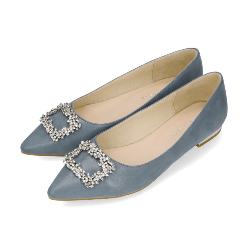 ORiental TRaffic「【アウトレット価格】メタリックヒールビジューパンプス/31126」|パンプス|