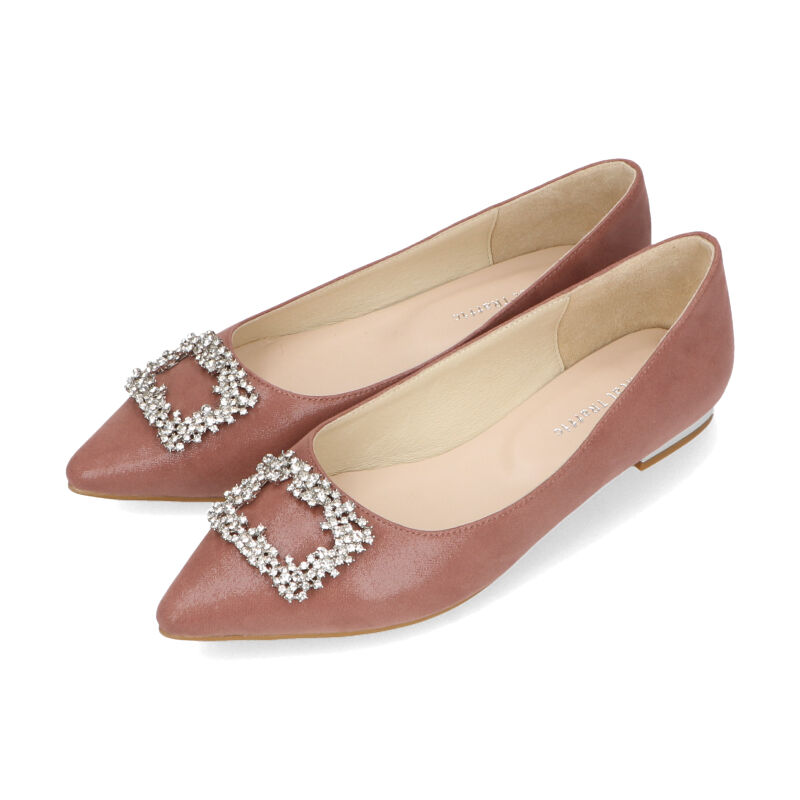 ORiental TRaffic「【アウトレット価格】メタリックヒールビジューパンプス/31126」|パンプス|