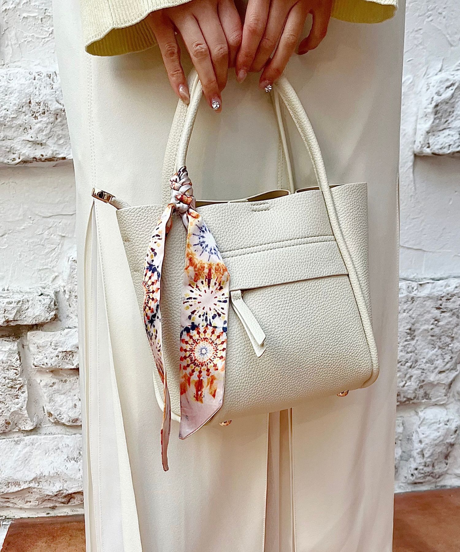 ORiental TRaffic「スカーフ付きハンドバッグ/BA-209」|ショルダー・メッセンジャー|