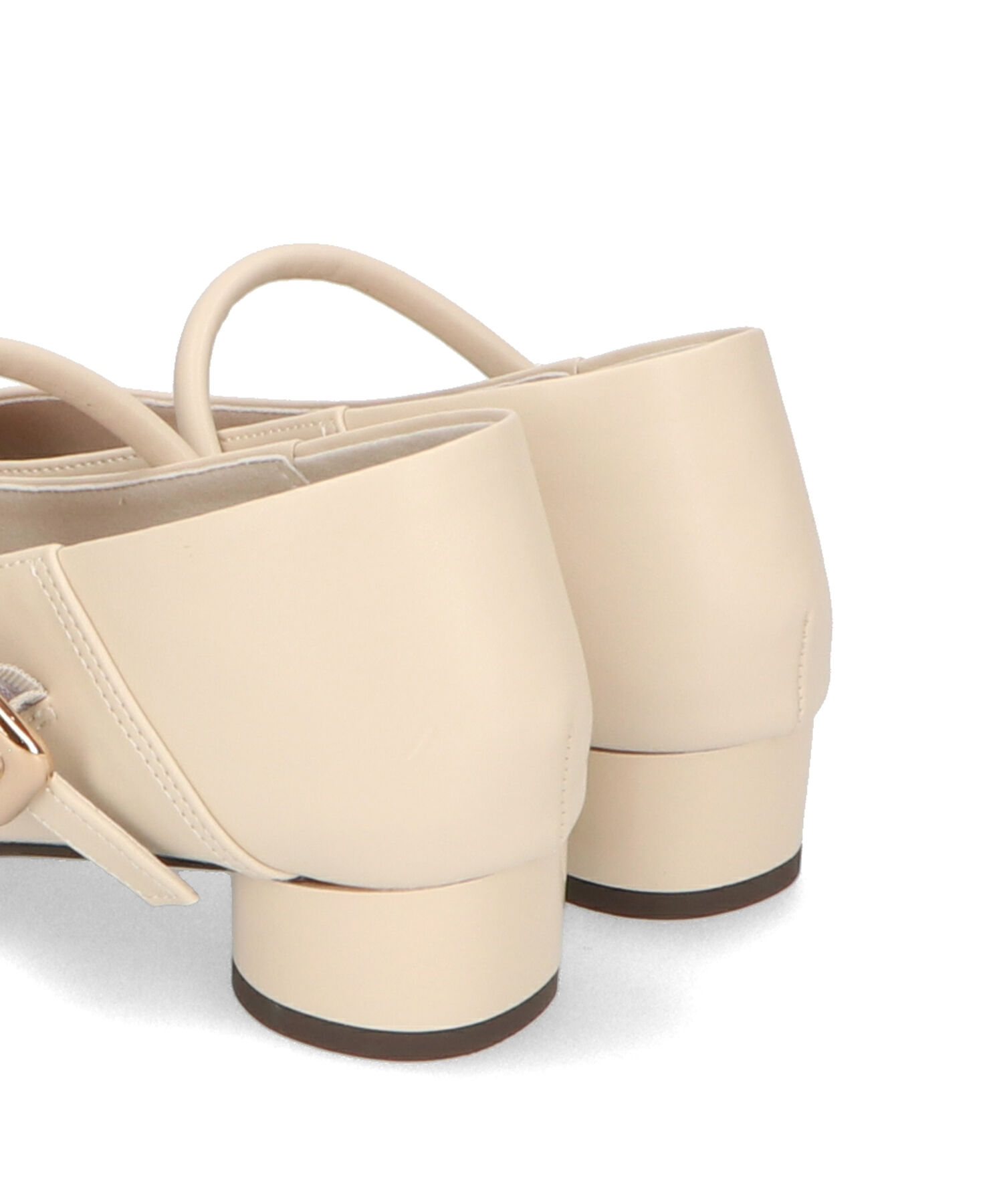 WA Oriental TRaffic「●隠しゴム付き●ポインテッドトゥ ストラップバブーシュ /42304 厚手クッション ヒール3cm 柔らかい」|パンプス|