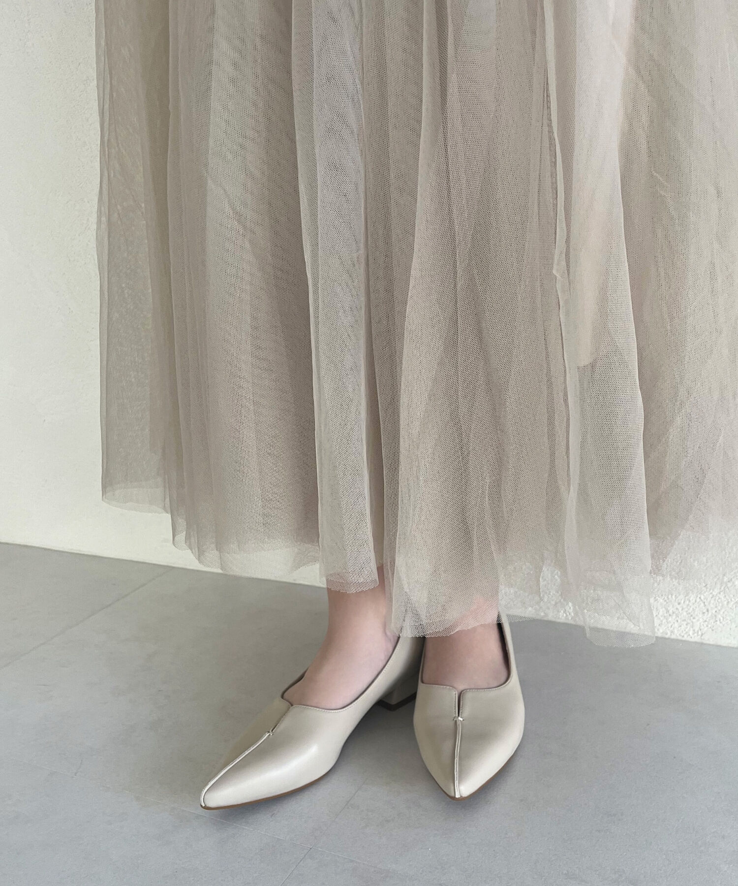 ORiental TRaffic「【WEB限定/累計2万足突破】フレア ヒール ポインテッドトゥ パンプス /45301 ヒール2.8ｃｍ 通勤靴 」|パンプス|