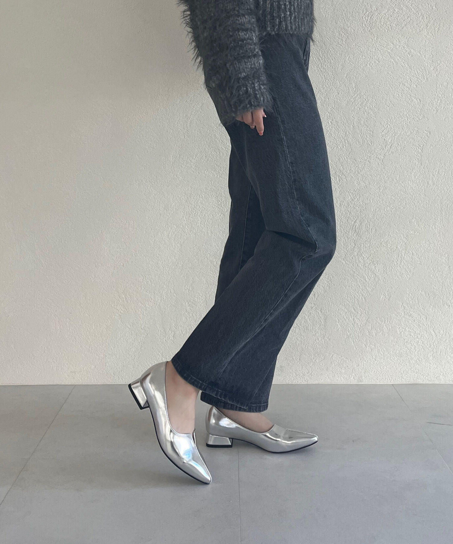 ORiental TRaffic「【WEB限定/累計2万足突破】フレア ヒール ポインテッドトゥ パンプス /45301 ヒール2.8ｃｍ 通勤靴 」|パンプス|