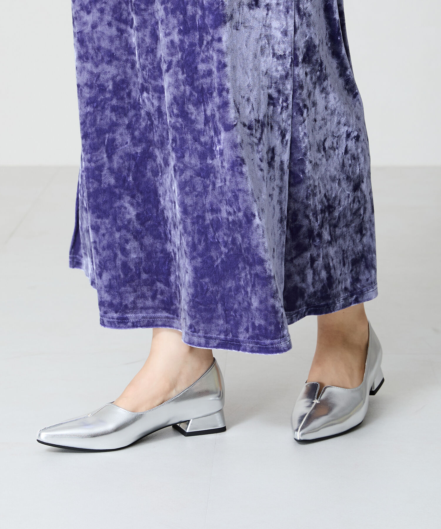 ORiental TRaffic「【WEB限定/累計2万足突破】フレア ヒール ポインテッドトゥ パンプス /45301 ヒール2.8ｃｍ 通勤靴 」|パンプス|