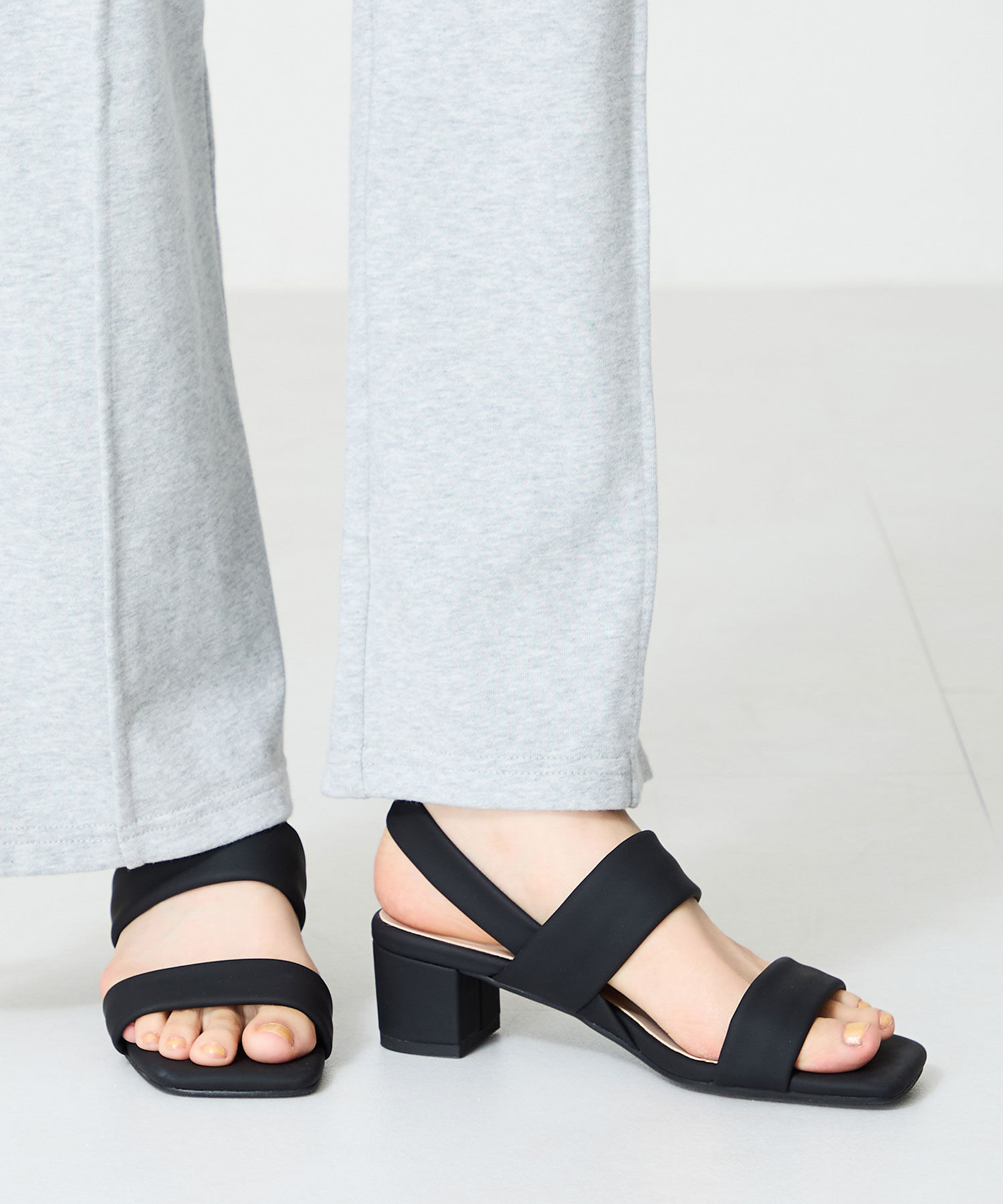 WA Oriental TRaffic「ソフトレザーダブルベルトサンダル/52208 柔らかい 人気 フィット トレンド」|サンダル|