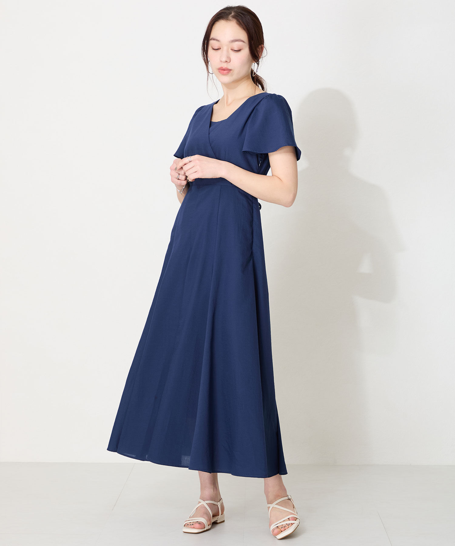 WA Oriental TRaffic「●2025春夏新作●ナローストラップフラットサンダル/52209 サンダル　フラット 抜け感 人気 トレンド」|サンダル|