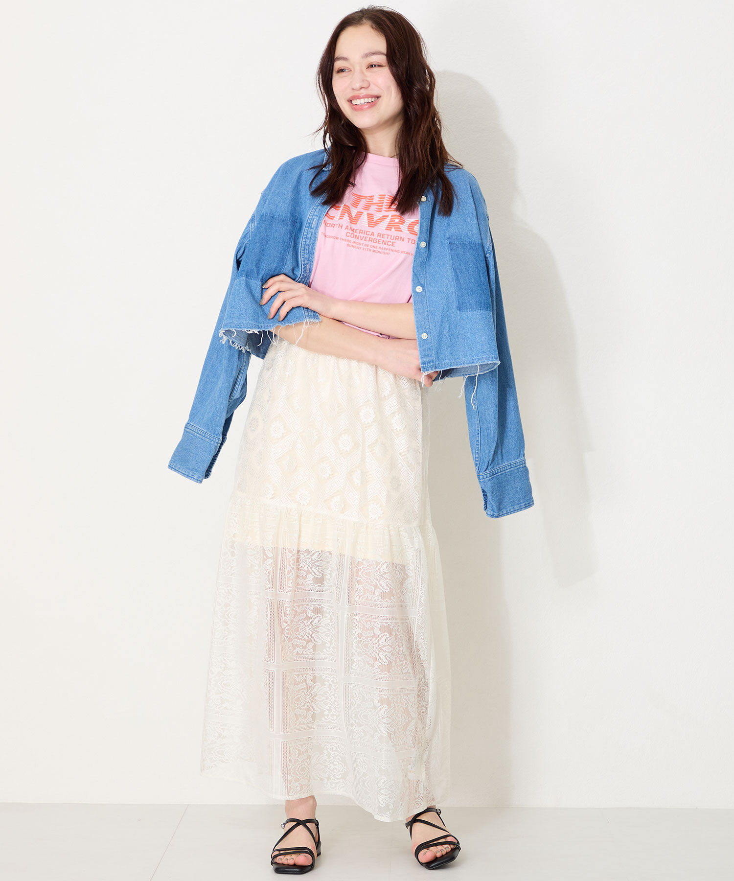 WA Oriental TRaffic「●2025春夏新作●ナローストラップフラットサンダル/52209 サンダル　フラット 抜け感 人気 トレンド」|サンダル|