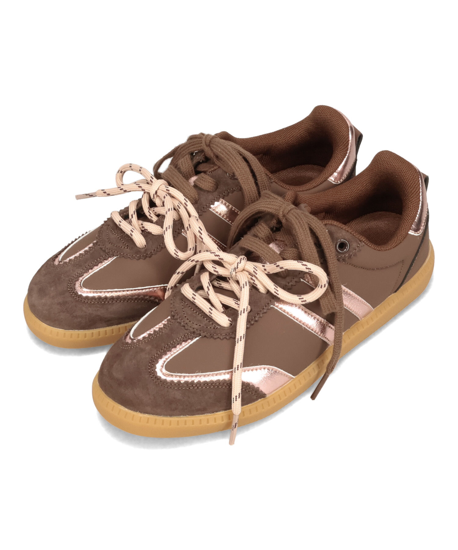 ORiental TRaffic「ダブルシューレースジャーマン スニーカー /OT3788 フラット」|スニーカー|