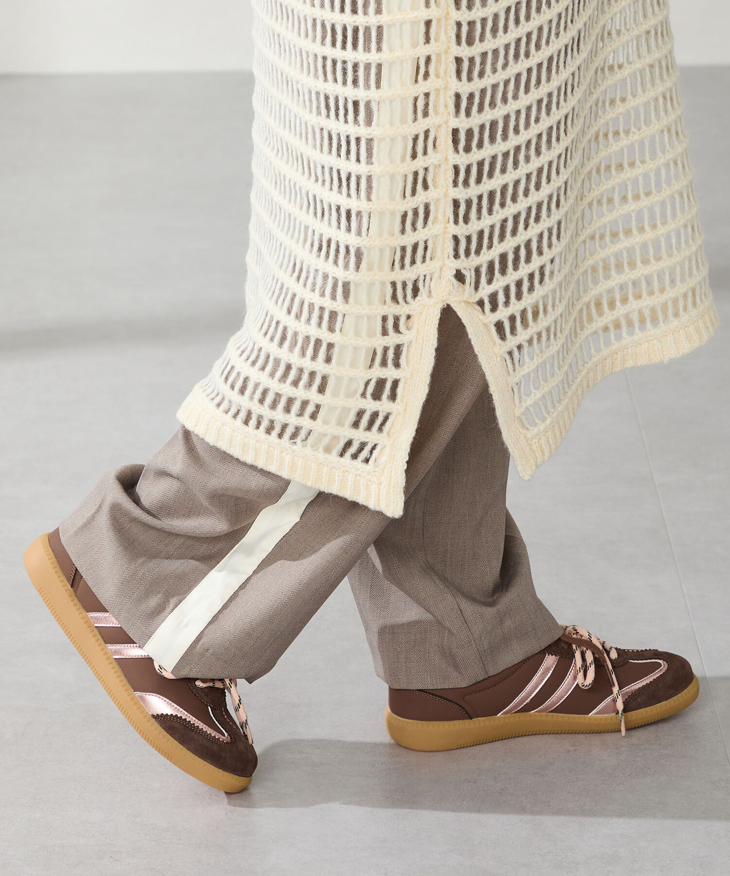 ORiental TRaffic「ダブルシューレースジャーマン スニーカー /OT3788 フラット」|スニーカー|