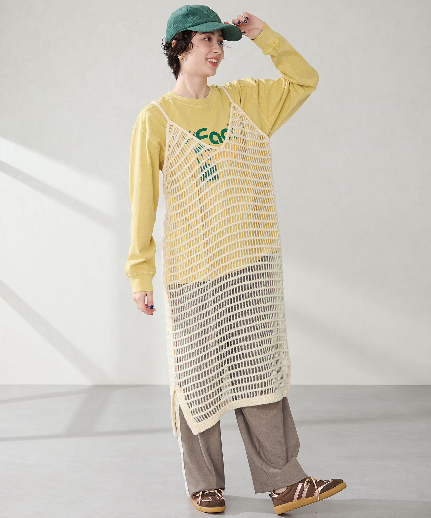 ORiental TRaffic「ダブルシューレースジャーマン スニーカー /OT3788 フラット」|スニーカー|