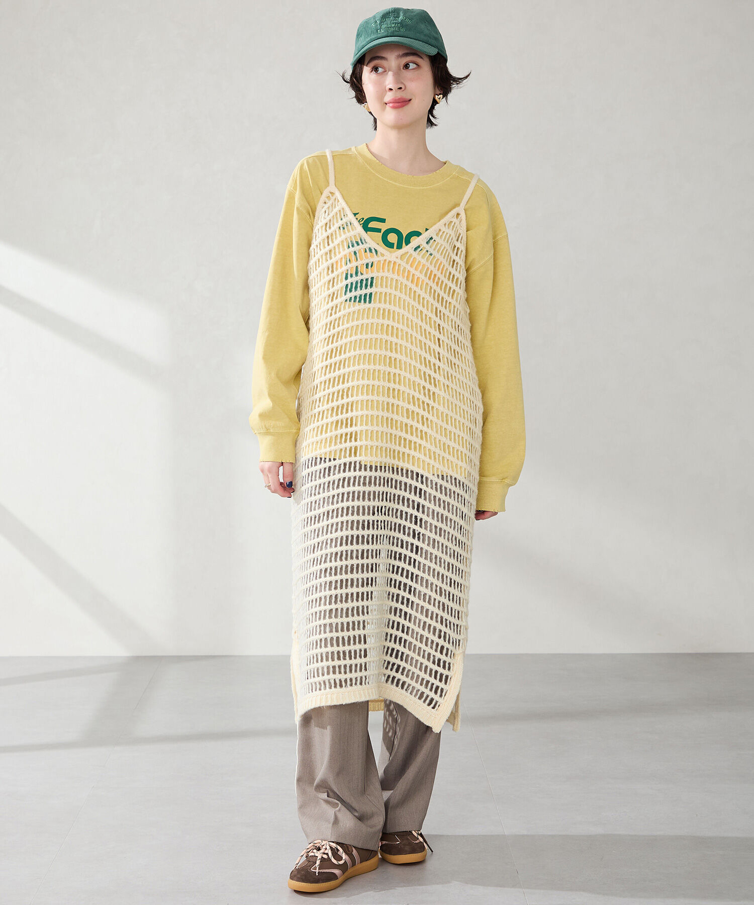 ORiental TRaffic「ダブルシューレースジャーマン スニーカー /OT3788 フラット」|スニーカー|