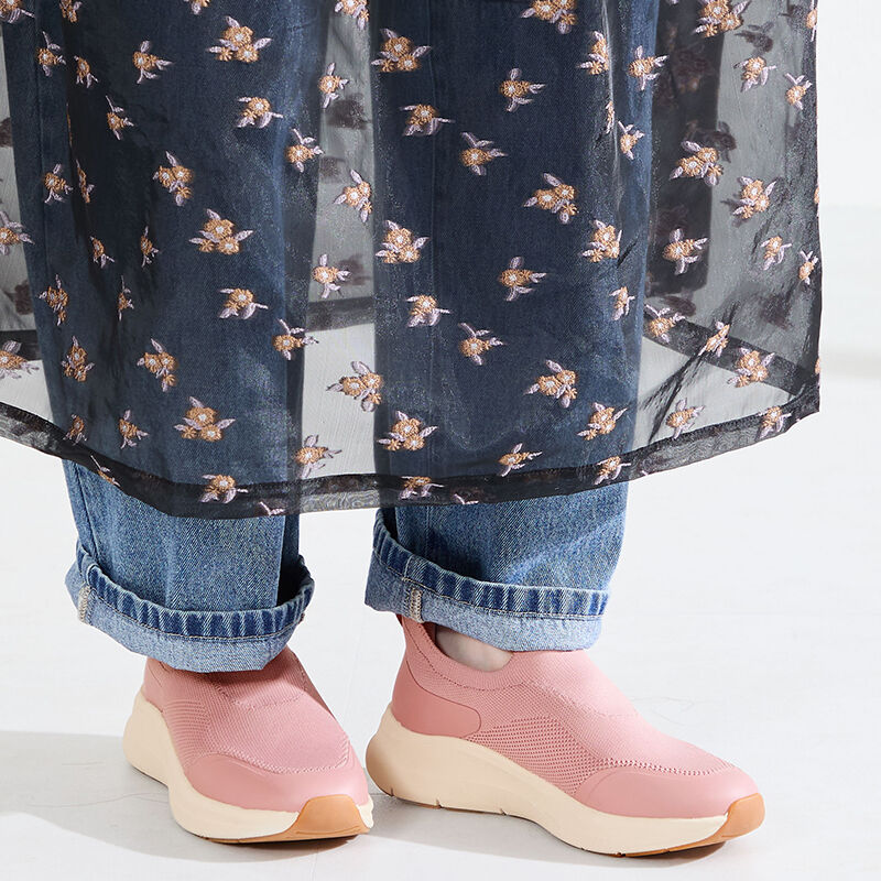 ORiental TRaffic「●2026春夏新作●【瞬間フィット】ニット防水スニーカー/OT3799」|スニーカー|PINK