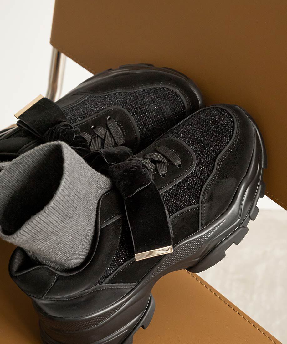  「2WAY ソックスドッキングリボンスニーカー」|スニーカー|