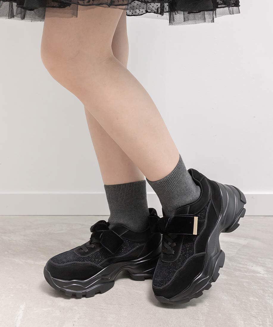  「2WAY ソックスドッキングリボンスニーカー」|スニーカー|