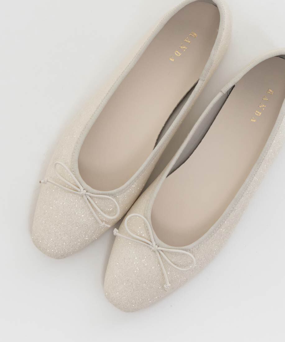  「軽量 スクエアトゥフラットパンプス」|パンプス|