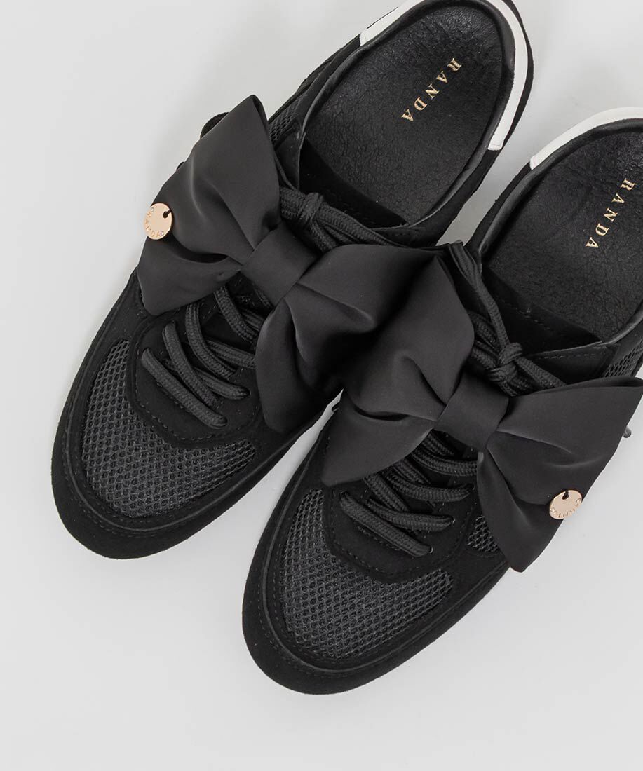  「2WAY サテンリボンロープロファイルスニーカー」|スニーカー|