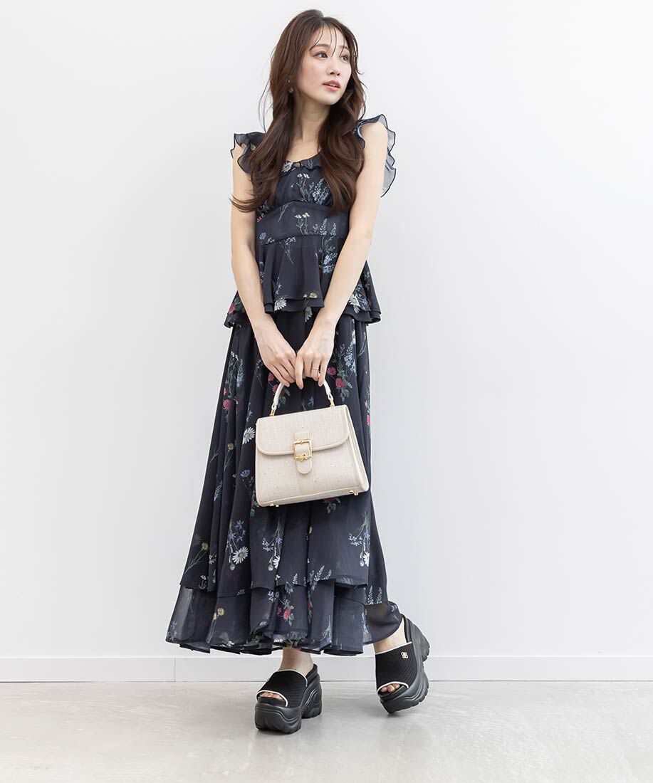  「2WAY モノグラムバックルハンドバッグ」|ハンドバッグ|