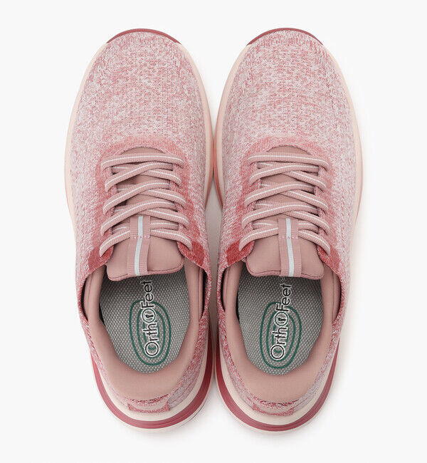 Orthofeet「【オーソフィート】ニラ ミディアム/レッド テキスタイル/シューズ レディース」|スニーカー|