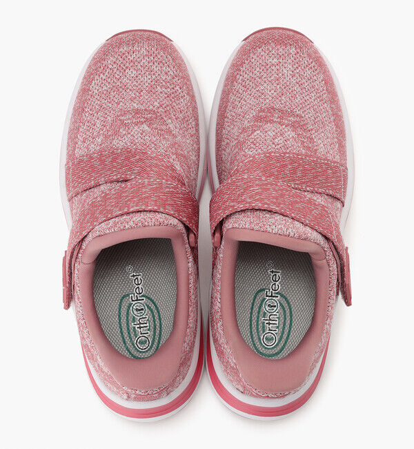 Orthofeet「【オーソフィート】ナヤ ワイド/レッド テキスタイル/シューズ レディース」|スニーカー|