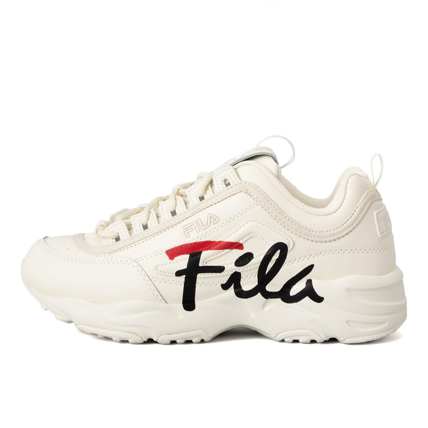 FILA「【FILA】DISTRACER SCRIPT」|スニーカー|ベージュ